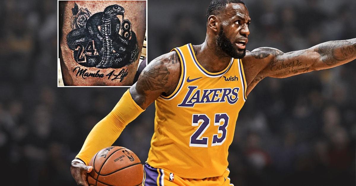 На татуировке изображена змея, которая всегда была символом Брайанта, а так...