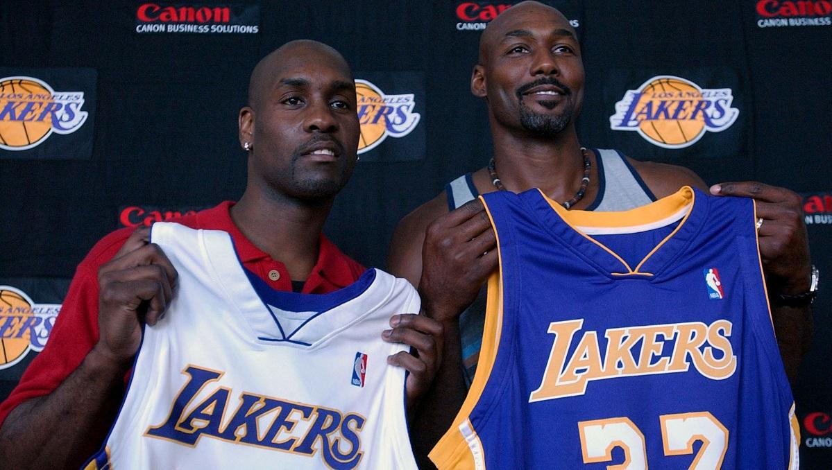 Emily payton. Lakers 2003. Лейкерс с Мелоуном и Пэйтоном.