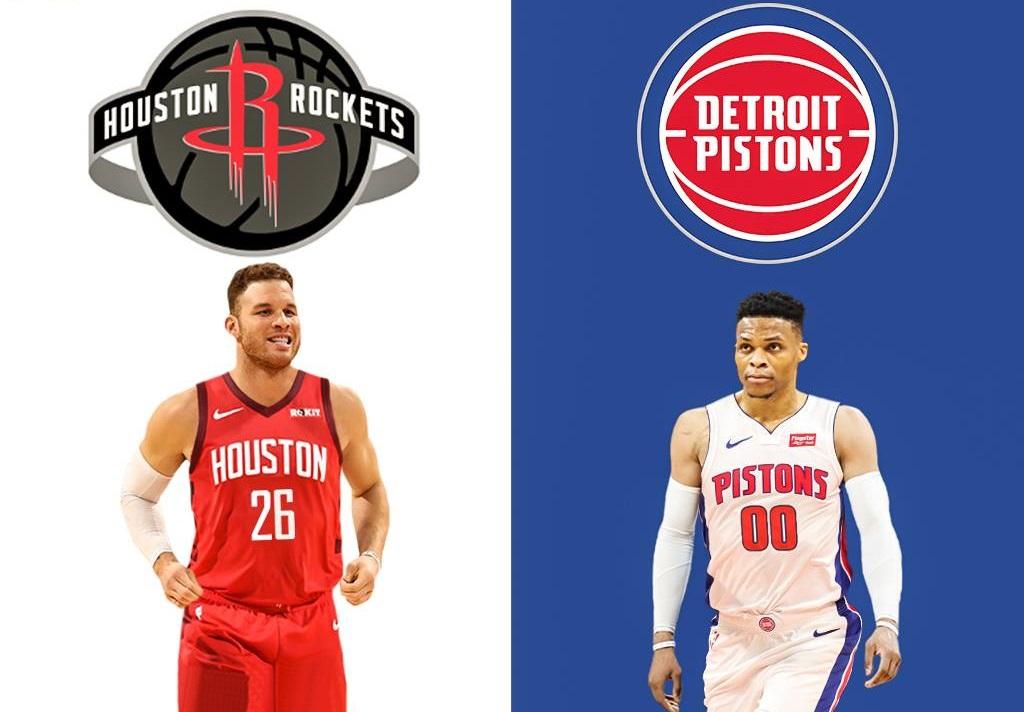 Хьюстон рокетс детройт пистонс. Blake Griffin Detroit