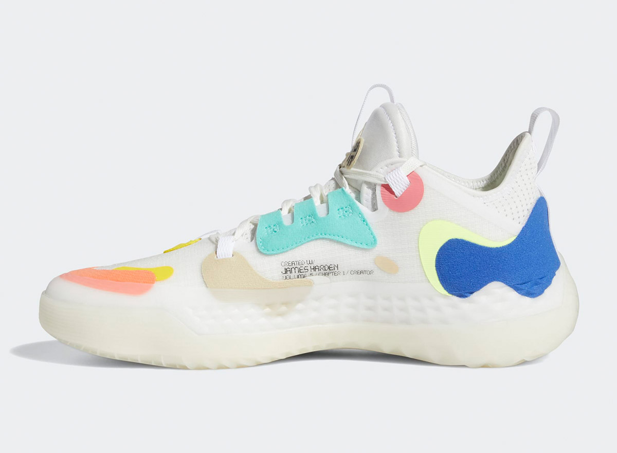adidas Harden Vol. 5 Futurenatural Crystal White .