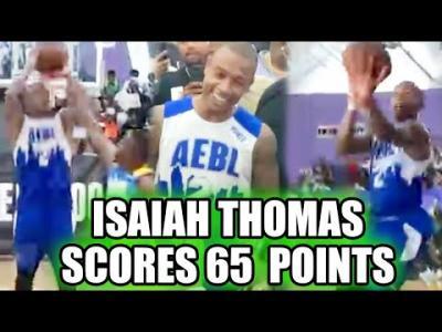 Подробнее о "Айзейя Томас набрал 65 очков в матче полупрофессиональной лиги в Атланте"