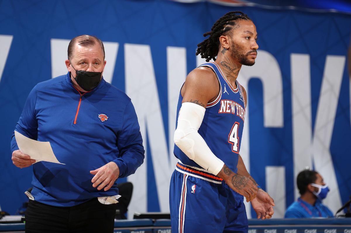 Derrick Rose New York Knicks 2021