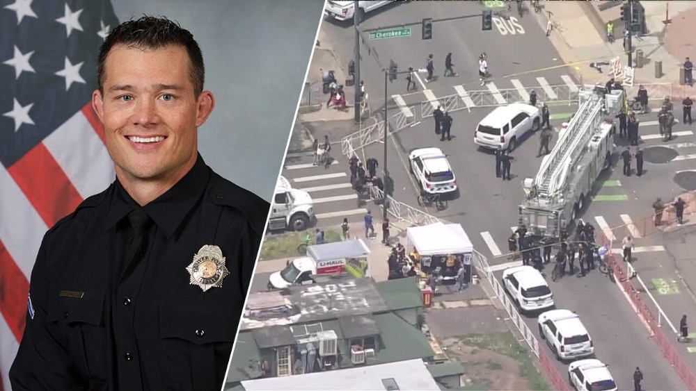 Полицейскому, сбитому пожарной машиной на чемпионском параде «Денвера», ампутировали ногу
